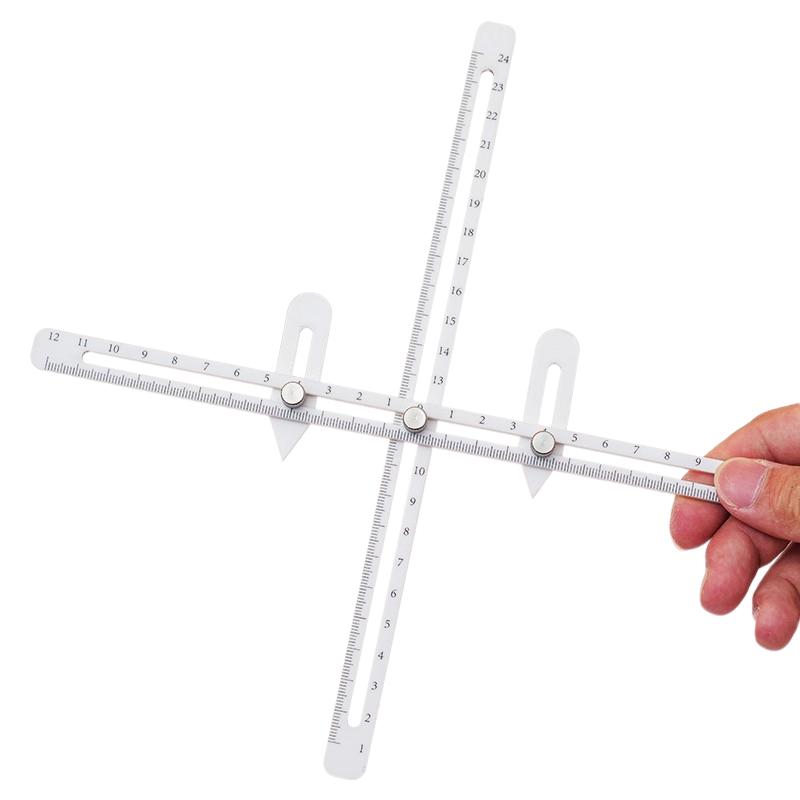 1pc  Ceramic Measurement Kit Multifunctional Depth Thickness Calibers Measurer Ruler DIY Pottery Handicrafts Size Measuring Tool белый