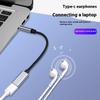 1 Piece Phone Tablet Pc Accessories With Usb C Port Cable Conversion Earphone Microphone 3.5Mm Male To Type-C Aux Audio Adapter