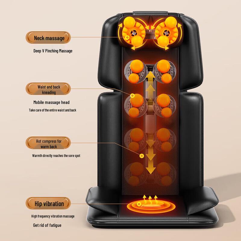 AUX Full Body Kneading Massage Cushion CN plug (adapter included)