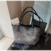 Casual large-capacity tote bag women's new large bag high-end niche commuter bag trendy shoulder bag