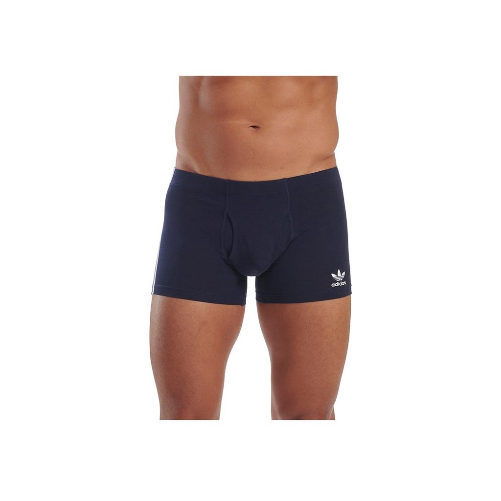 Adidas Originals Einfarbige Anti-Scheuer-Boxershorts 3er-Pack Herren Unterwäsche 4A1M51-937