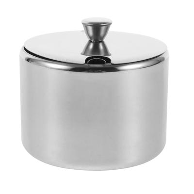Stainless Steel Sugar Jar With Condiment Containers Lids Reusable Seasoning Storage Jars Kitchen Spice Container Bowl Jar