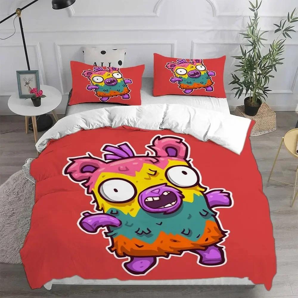 Spiel Burrito BisonLauncha Libre Bettwäschesets 3D Bettdecke Steppdecke Bettbezug Bettbezug Kissenbezug Sets Kinder Erwachsenengröße
