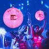 A Pack of 10-20cm Pink Reflective Mirror Balls, Laser Balls, Disco Balls, Valentine's Day, Christmas, Various Holiday Decoration