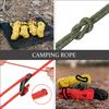 Reflective Guy Line For Tent Camping Wind Rope With Adjuster Outdoor Canopy Guy Ropes 4mm Reflective Tent Cord Set