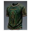 Universal Short-sleeved 3D Printed Mexican Football Shirt, Casual Game Day Fan Gift