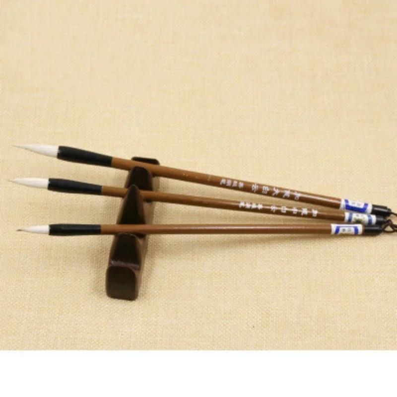 3Pcs Enlightenment Brush Calligraphy Practice Brush Student Practice Brush Beginner Calligraphy Brush Painting Stationery