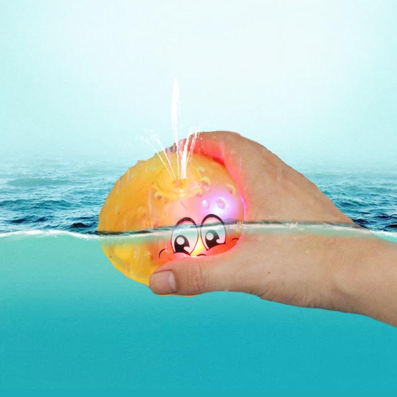Bath Toys Spray Water Light Rotate with Shower Pool Kids Toys for Children Toddler Bathroom Toys