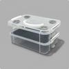Mealworm Breeding Box Sieve Design TwoLayer Kit Odor Control Breadworm Feeder for Desktop,