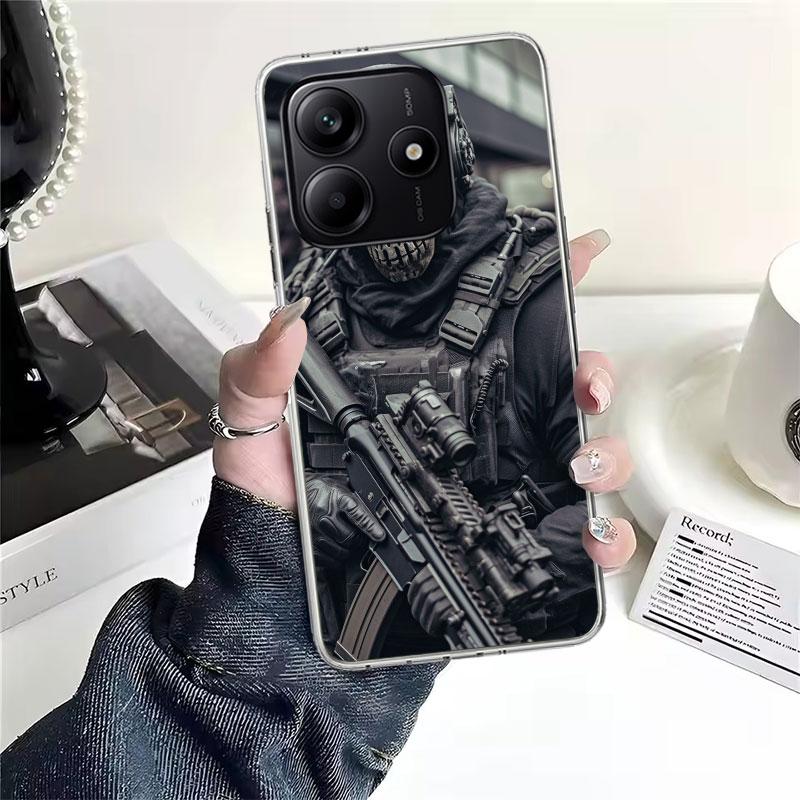 Military Army Special Forces Soft Phone Case For Xiaomi Redmi Note 15 14 14S 13 12 Pro Plus 12S 11 11S 11E 10 10S 11T 5G Fundas