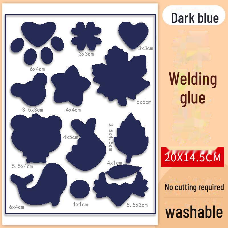 Autocolante cu patch-uri colorate cu desene animate: Reparații autoadezive, fără cusături, fără cusături pentru jachete și haine