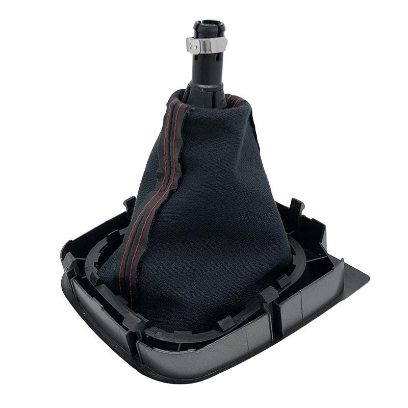 Pommeau de levier de vitesse 5/6 vitesses Soufflet Collier de soufflet Pour VW Golf 6 MK6 R20 Golf 5 A5 MK5 GTI GTD Jetta R32 A6 2004 2005 2007 2008-2014