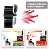 4 Blade Mini Fireplace Fan Heat Powered Stove Fan Log Wood Burner Eco Quiet  Heater Winter Home Warm Efficient Heat Distribution