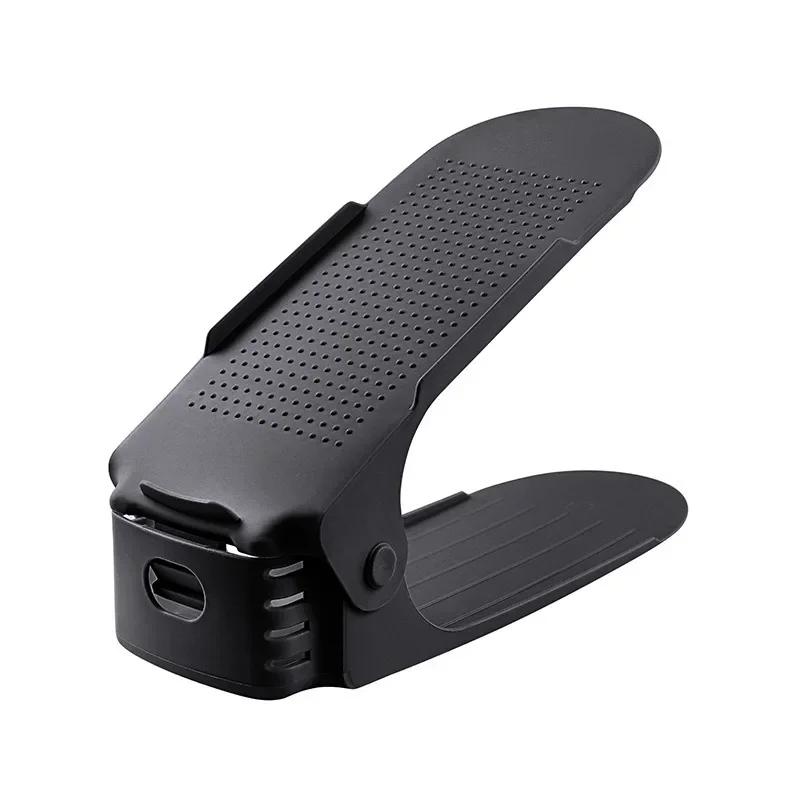 10Pcs Shoe Stacker Adjustable Shoe Slots Organizer Shoes Slots Space Saver Double Deck Rack Holder For Closet Organization Hot