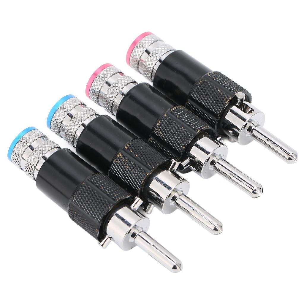 Preffair Banánky HIFI Banánkové konektory pro reproduktorové kabely o průměru 10 mm