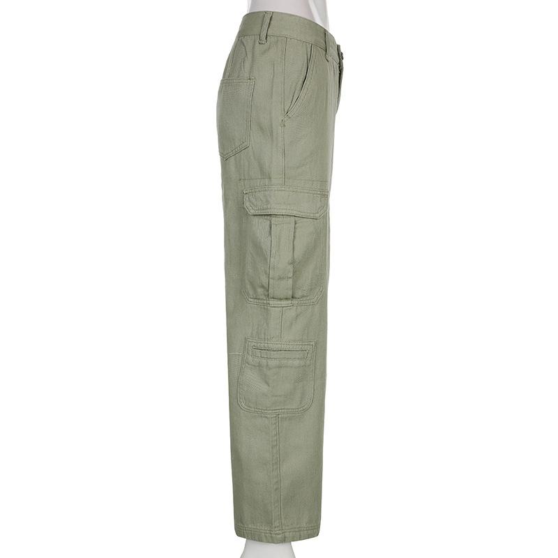 Винтажные брюки-карго с несколькими карманами — фото 12