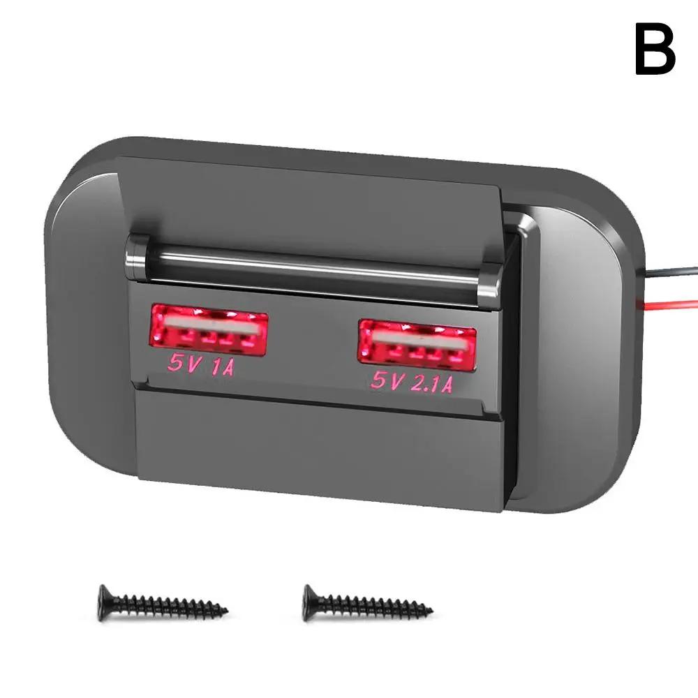 Car Charging Socket USB-C port Waterproof Dustproof Fast Charging Power Adapter for most Cars Motorcycles Boats RV Accessories
