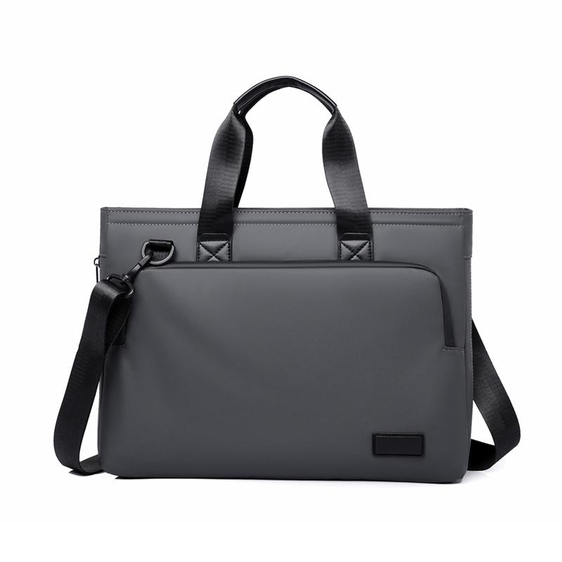 Men's Business Briefcase Large Capacity Expandable Computer Bag Shoulder Crossbody Handbag