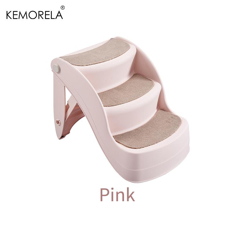 Faltbare Haustiertreppe Rutschfest Langlebig Katzenstufen für Hunde und Katzen im Innenbereich Zuhause oder auf Reisen Hundekletterstufen