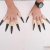 Halloween Dress Up Props Supplies Zombie Nails Fake Finger Sets Vampire Werewolf Paws