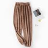 Warm Fairy Warm Pants Coral Fleece Home Fur Thick Casual Loose Outer Wear Winter Sleepwear Girl
