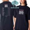 Blackpink 2025 World Tour Dates Two Sided T-Shirt Unisex T-Shirt