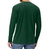 Men's Solid Color Raglan Long Sleeve Sports Top