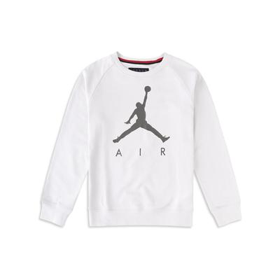 Kids Logo Print Round Neck Long Sleeve Sweatshirt Kids Sweatshirt Light-Bone HA5072-040