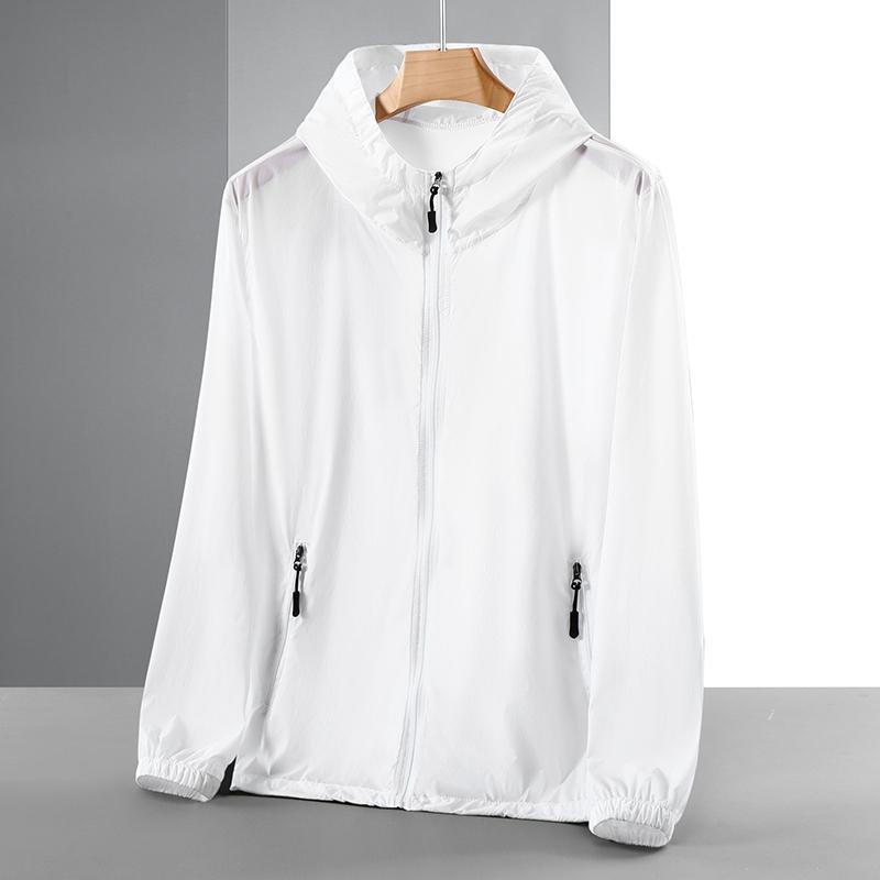 Letnia odzież chroniąca przed słońcem Mężczyźni Kobiety Ultracienka kurtka przeciwsłoneczna Plus Size Szybkoschnący płaszcz dla par