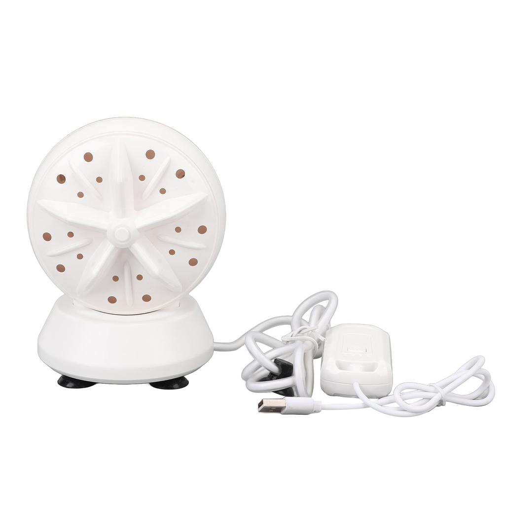 Mini Turbo Washing Machine 4 Gears Adjustable Portable Mini Ultra Sound Washer with 5.2ft Cable for