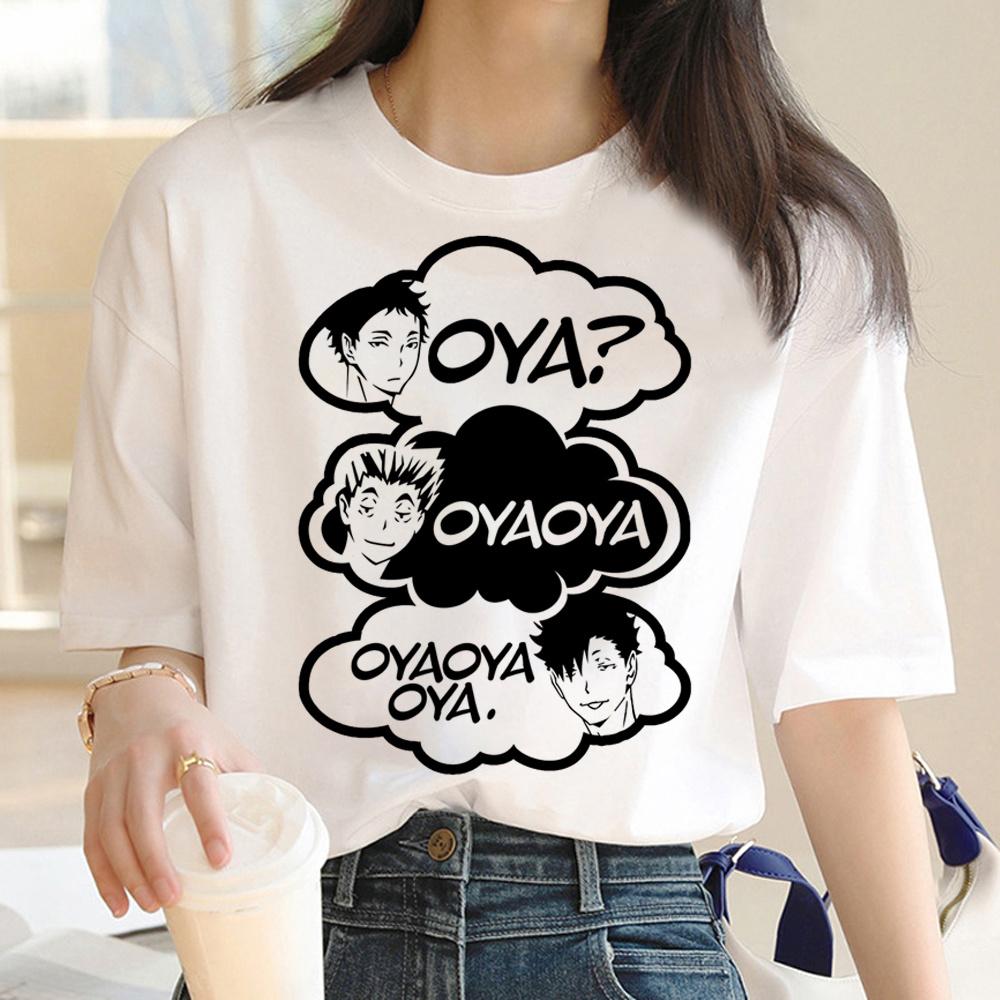 Haikyuu Tee dámské grafické tričko dívka manga oblečení