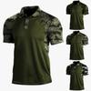 European and American Men's Fashion Casual POLO Shirt Lapel Zipper Short-sleeved T-shirt Foreign Trade Men's T-shirt