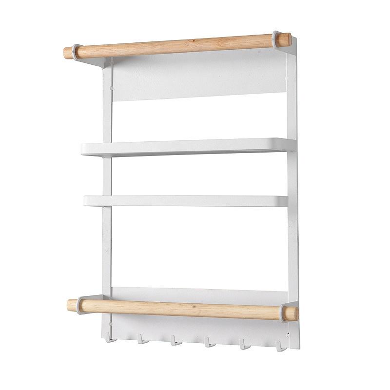 

Creative Magnetic Adsorption Refrigerator Storage Holder Kitchen Paper Towel Shelf Rack Refrigerator Side Wall Hanger Organizer