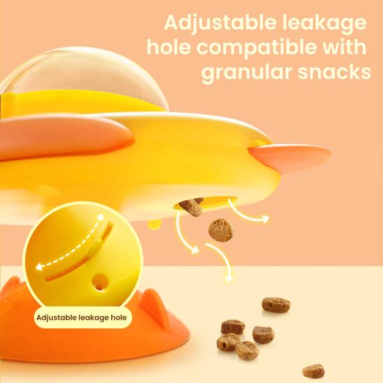 Pet Toy Slow Feeder Ball for Dogs And Cats Treat Dispensing Tumbler Toy Interactive Puppy Toy for Enrichment And Energy Release