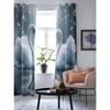 Valentine'S Day Love Swan Illustration Grommet Curtains for Bedroom Living Room Home Decor Window Treatments Drapes