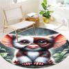 Gizmo Gremlins Round Area Rug,Carpet Rug for Living Room Bedroom Sofa Playroom Decor,Non-slip Floor Mat