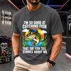 2026 New Pure Cotton Tshirt Fishing So Good Even The Fish Tell My Story Fun Slogan Print Crew Neck Short Sleeve Casual Top