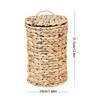 Decorative Trash Can Gourd Grass Rustic Home Decor Rustic Kitchen Trash Can With Lid For Kitchen Bedroom Bathroom Living Room