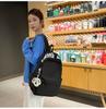 Schoolbag female Korean version large capacity backpack junior high school student bag leisure alphabet travel backpack versatile computer bag