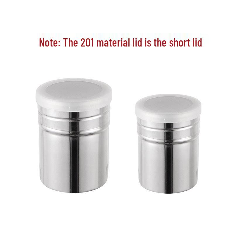 

Stainless Steel Fine Mesh Cocoa & Coffee Powder Shaker Sifter Seasoning Bottle for Baking Small 6*8