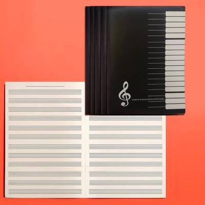 Kytara Piano Klávesnice Hudební Poznámkový Blok Memo Školní Poznámkový Blok Hudební Zápisník Deník Kreslící Skicák Studentský Zápisník Poznámkový Blok Kancelářské Potřeby