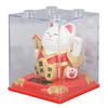 Solar Waving Cat Vivid Lovely Auto Waving Arm Fortune Cat Statue for Car Dashboard Window Decoration 3.15in