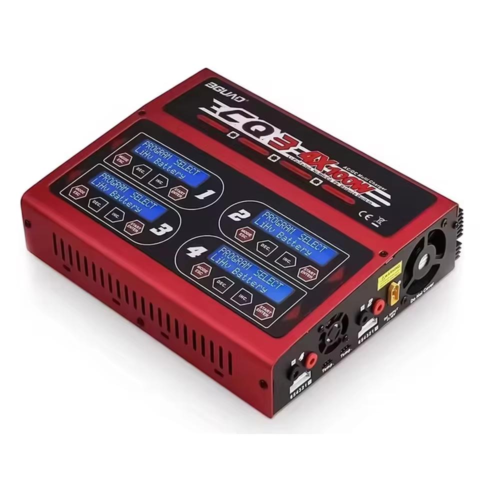 

Original BGUAD CQ3 100W 10A 1-6S AC100-240V DC11.0V-18.0V Balance Charger With Adapter Board for LiPo LiFe NiMH NiCd Battery AU Plug