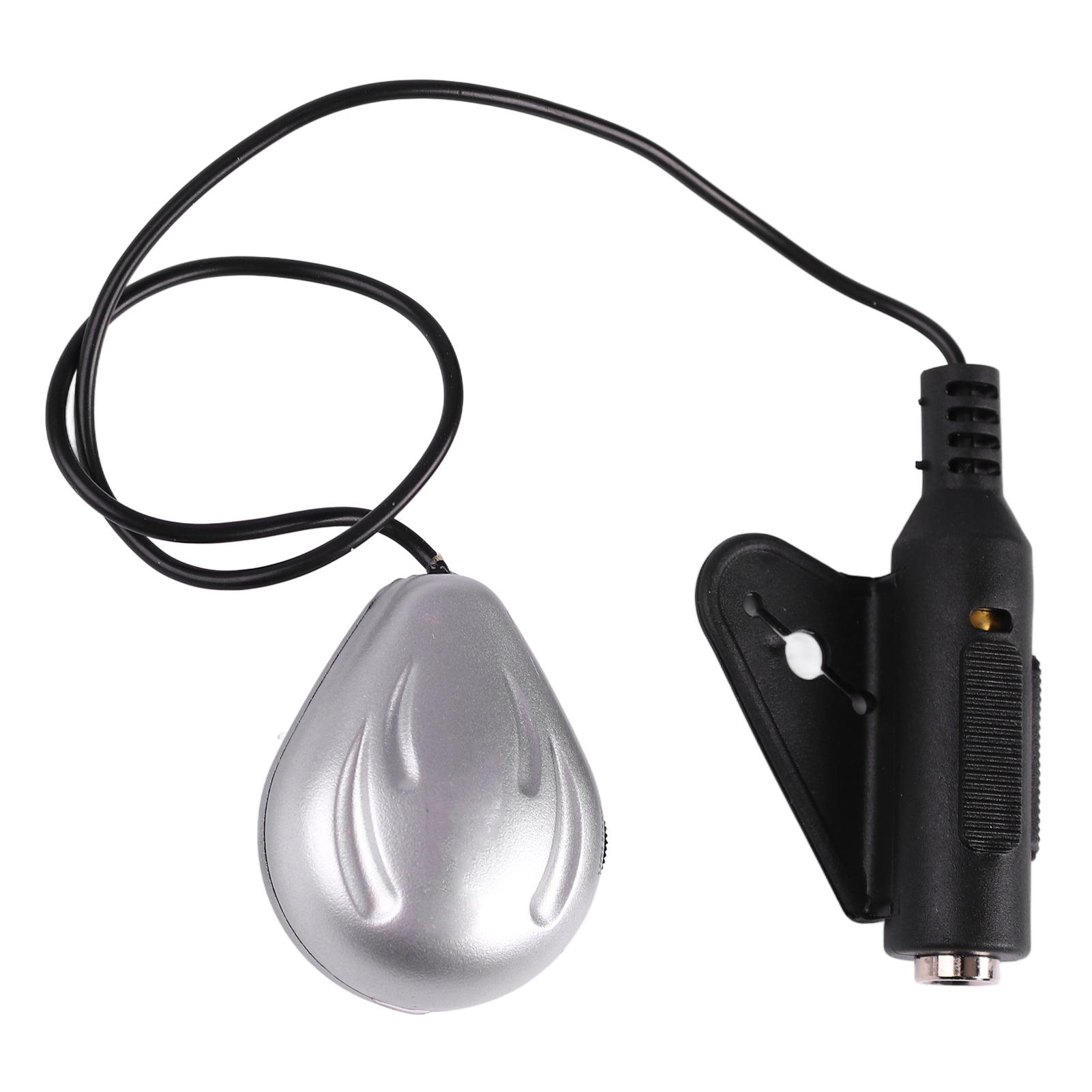 

Звукосниматель для резонаторного отверстия с разъемом Контактный микрофон Датчик для акустической гитары Укулеле Серебристый