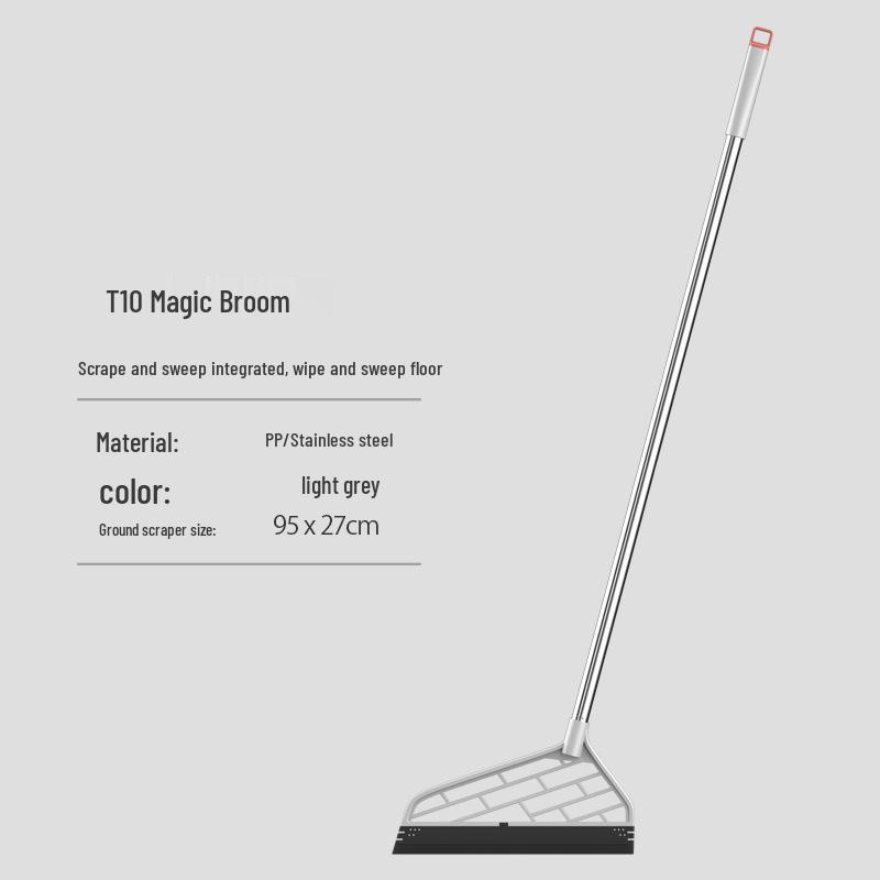 Sobam Magic Silicone Broom & Squeegee for Bathroom Floors