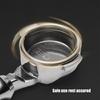 Stainless Steel Bottomless Portafilter Wood Handle Filter Basket for Espresso Machine Rustproof Coffee Accessories