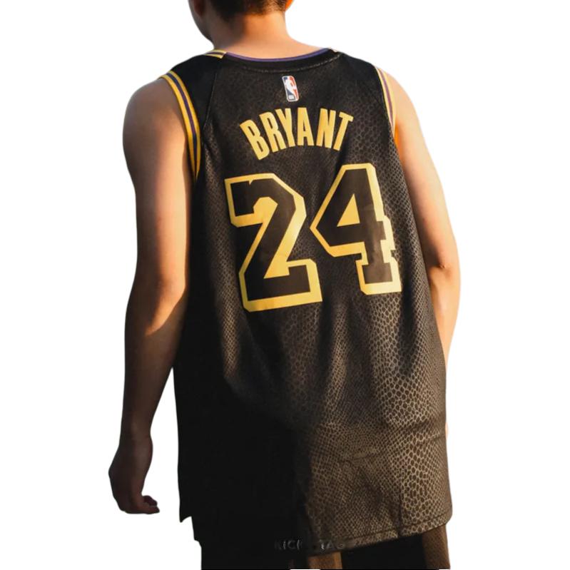 Nike Kobe Mamba Mentality Los Angeles Lakers City Edition Swingman Jersey Zwart Unisex Tops FN7297-010