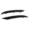 2Pcs Gloss Black Rear Bumper Reflector Honeycomb Delete Set Fit for MK7.5 GTD R2017?2020