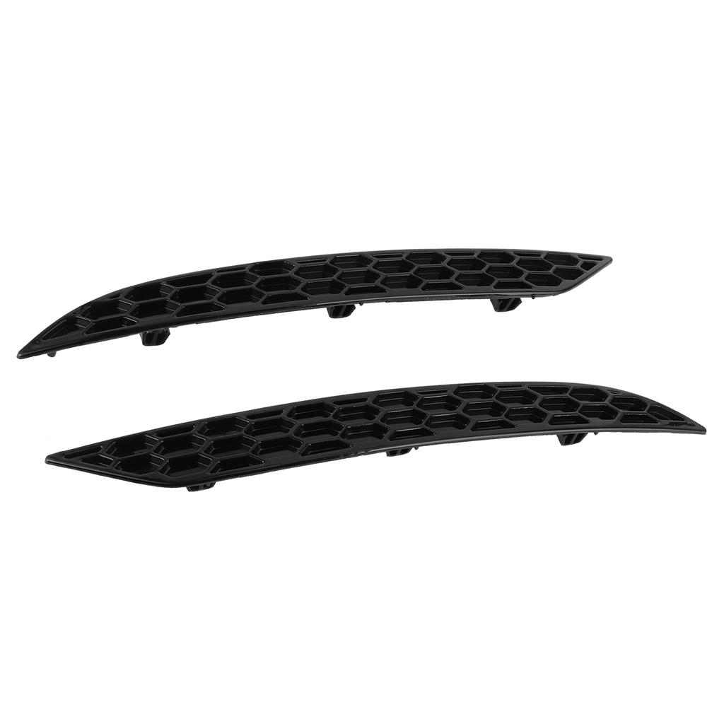2Pcs Gloss Black Rear Bumper Reflector Honeycomb Delete Set Fit for MK7.5 GTD R2017?2020
