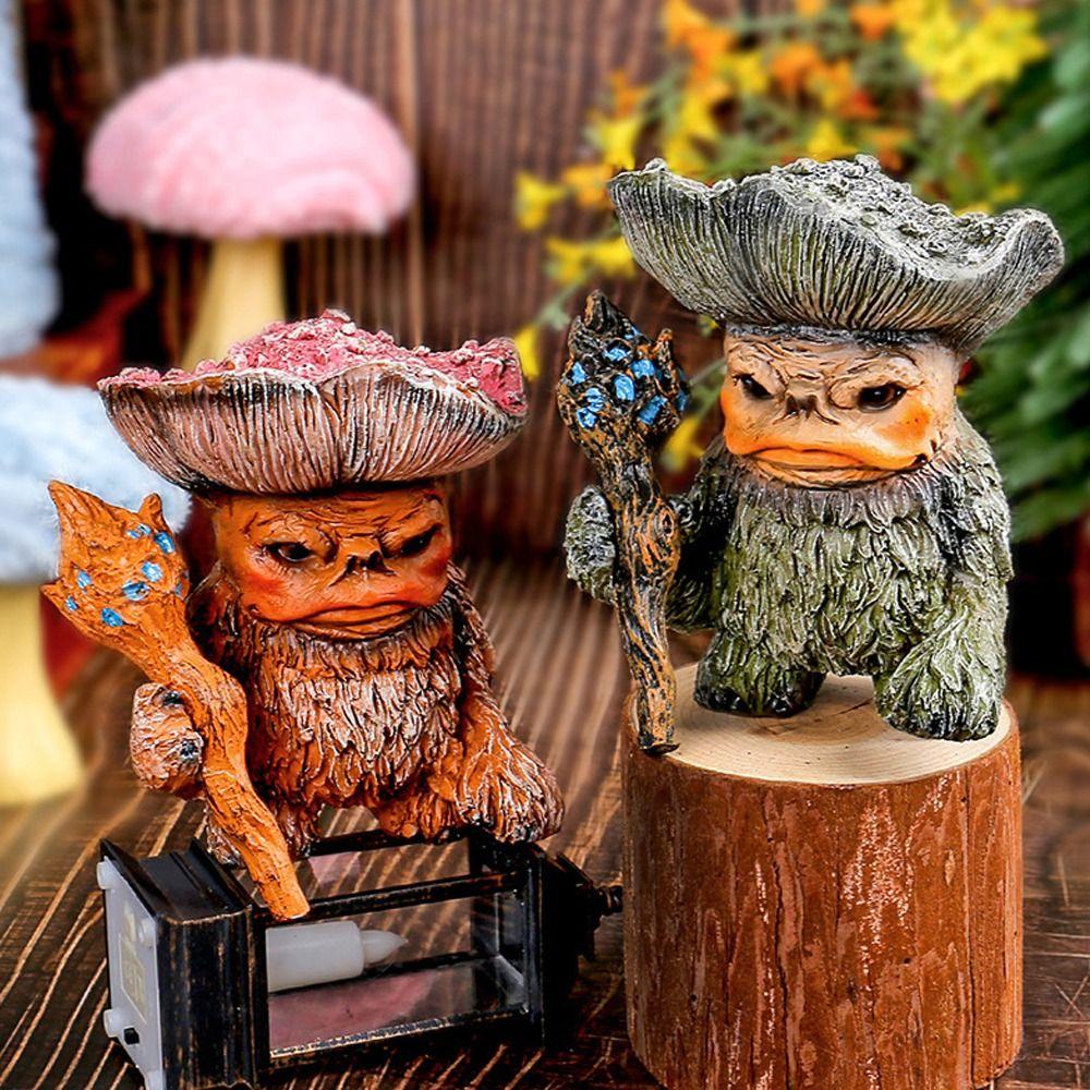 

Realistic Fungus Statue Scary Merry Halloween Decoration Garden Indoor Outdoor